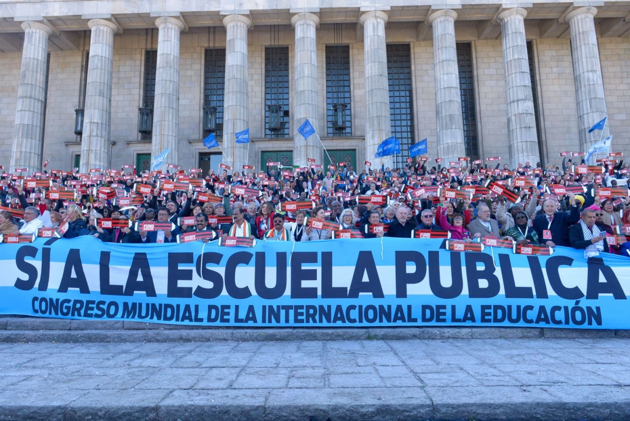 Le Congrès mondial de l'Internationale de l'Éducation s'est tenu en Argentine Éducation Syndicalisme Argentine 