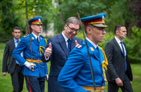 Président serbe Aleksandar Vučić