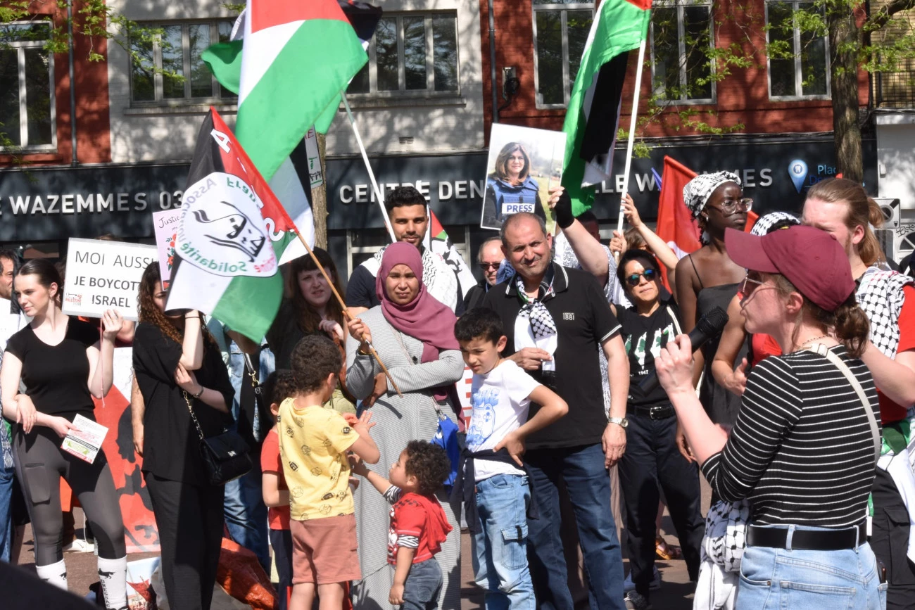 Forte mobilisation pour le peuple palestinien