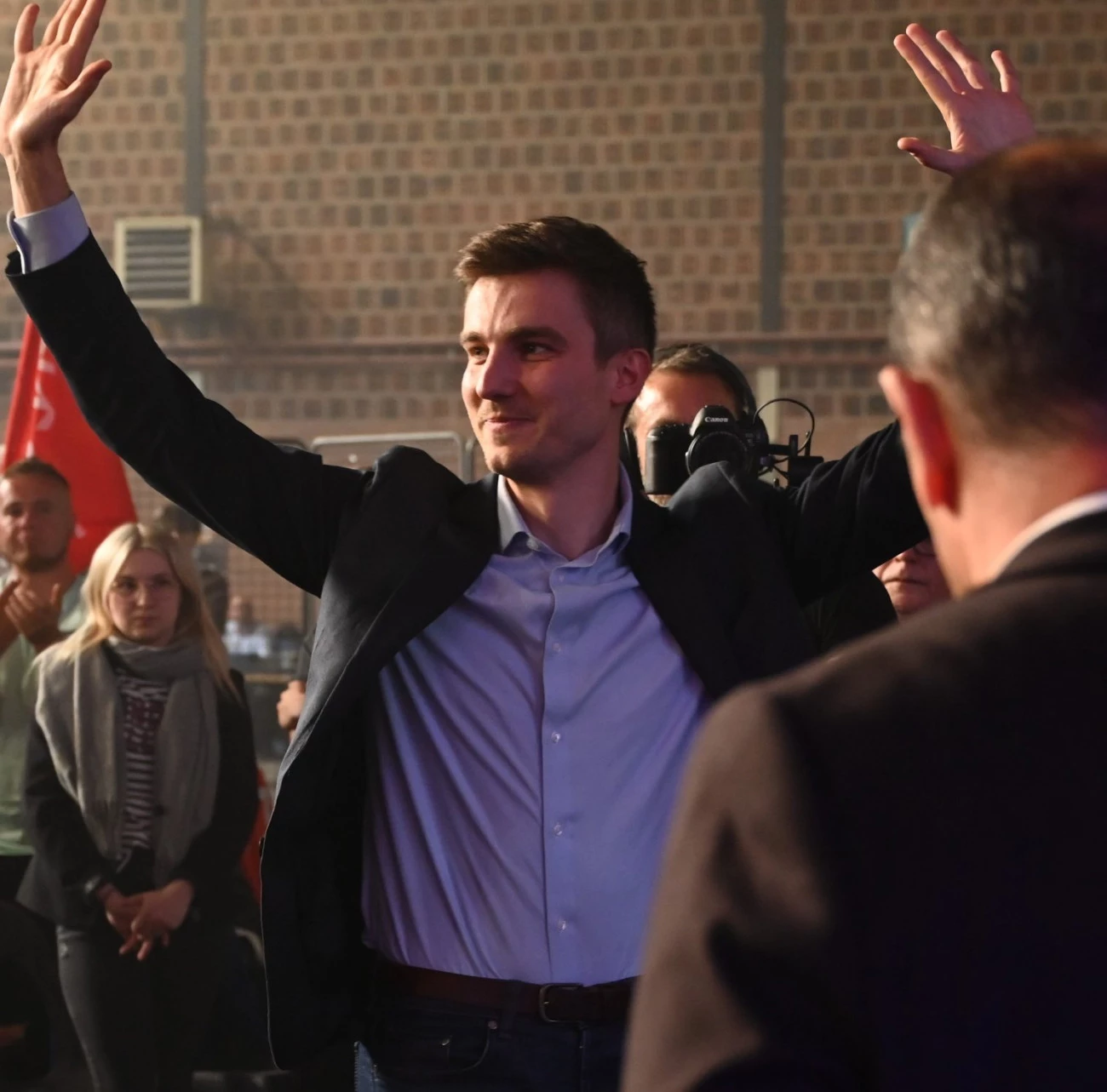 Léon Deffontaines et Arnaud Petit en campagne PCF Législatives 2024 