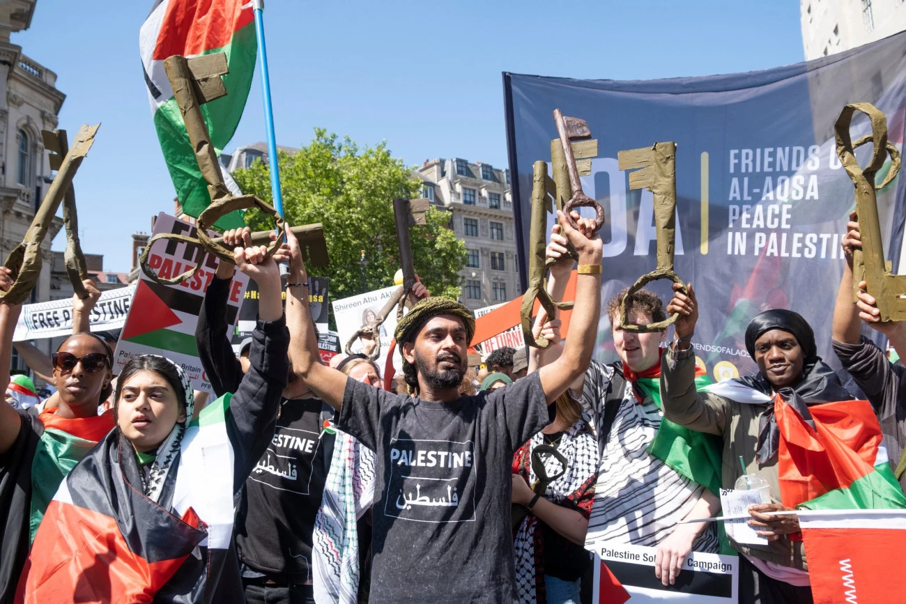 La Fédération syndicale mondiale (FSM) solidaire du peuple Palestinien Palestine Israël 