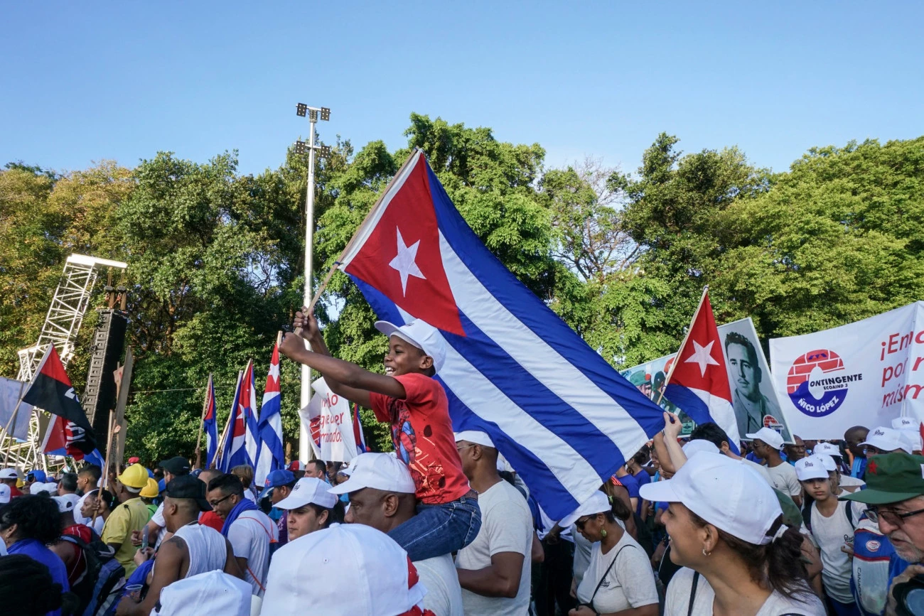 Cuba, un 1ᵉʳ mai en soutien à la Révolution 1er mai 